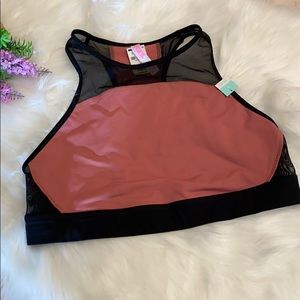 🎀NWT PINK sport bra size L